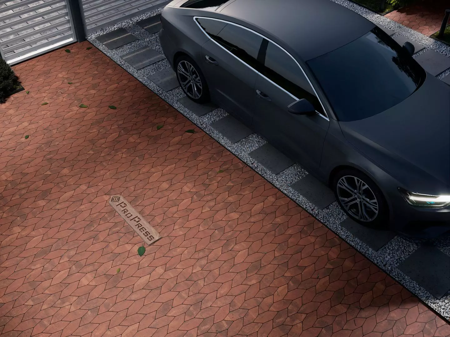 Тротуарная плитка Шестигранник №13 "Сорренто", фактура гладкий, гранитная, мрамор, высота 40 мм-2
